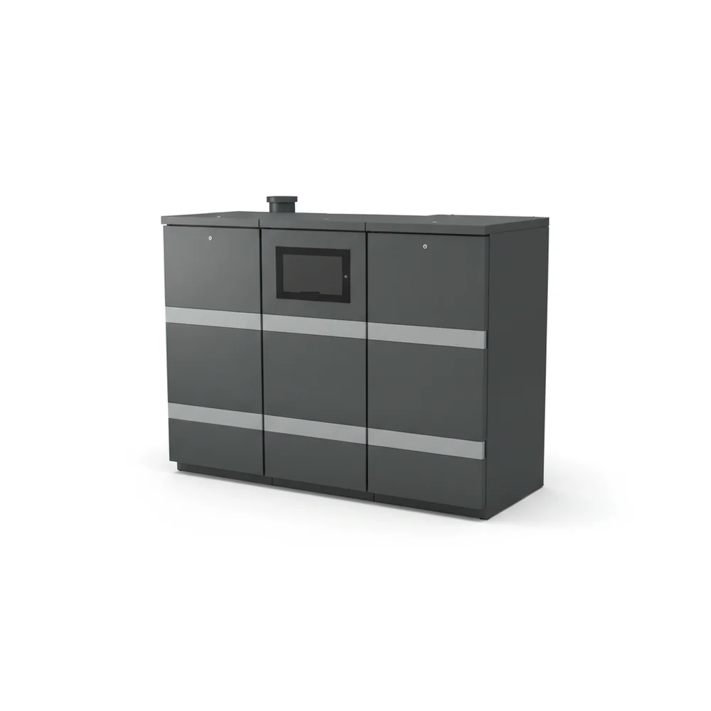 Chaudière mixte bûches et granulés Cendrée 40 kW