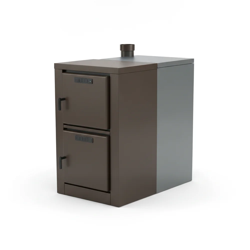 Chaudière mixte bûches et granulés Charbonnière 20 kW