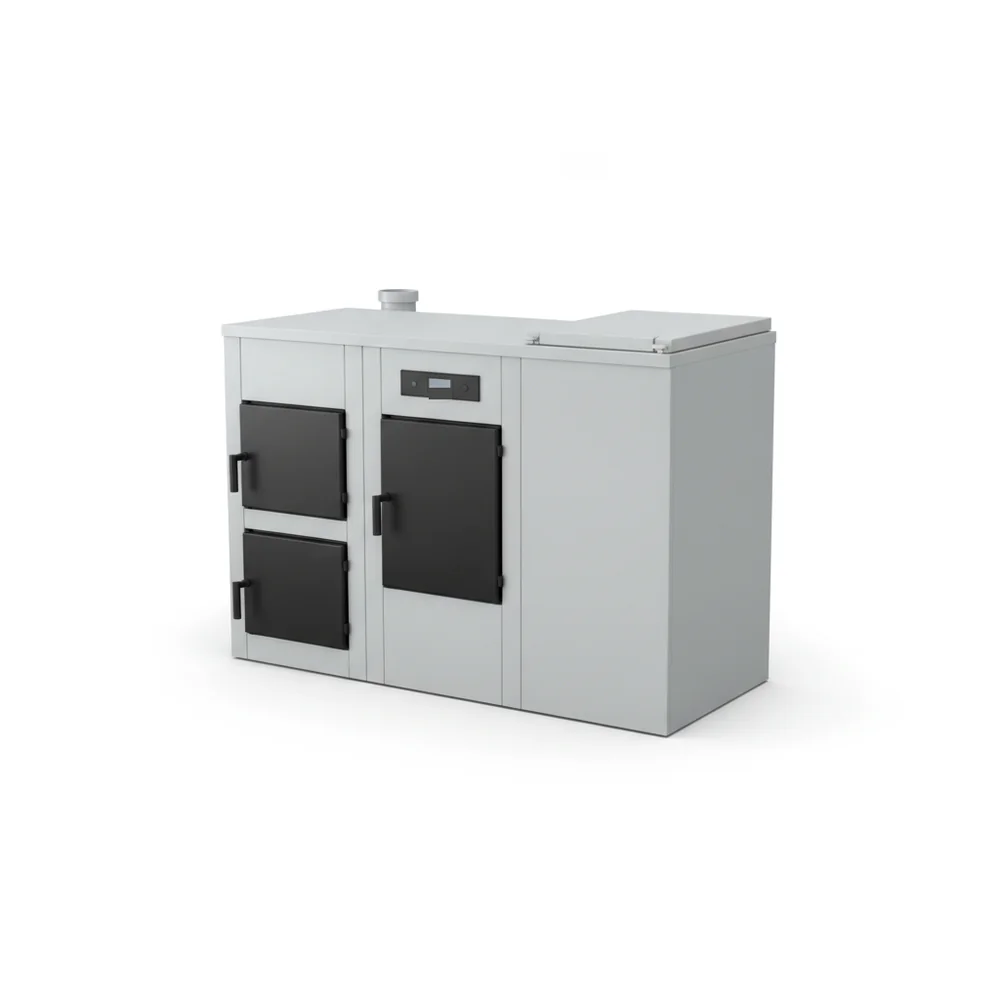 Chaudière mixte bûches et granulés Hêtraie 30 kW