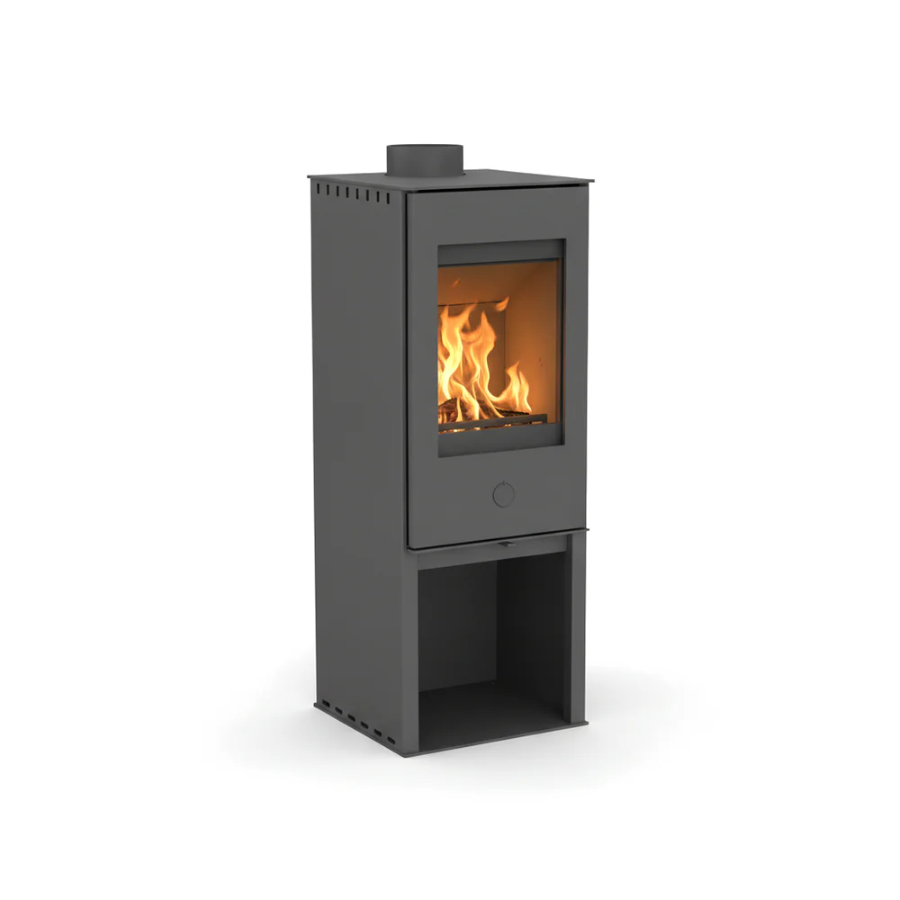 Poêle à bois en acier Veillée 6 kW